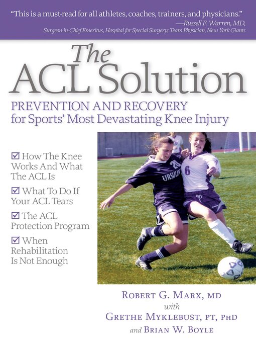 Title details for The ACL Solution by Robert G. Marx - Available